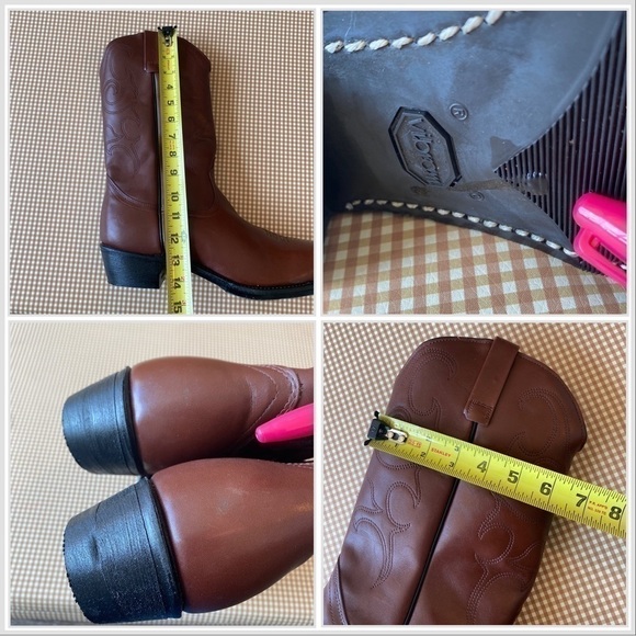 Vintage Red Wing Leather boots. Made in USA. Steel toe. Size 13B. New dead stock - Picture 14 of 16